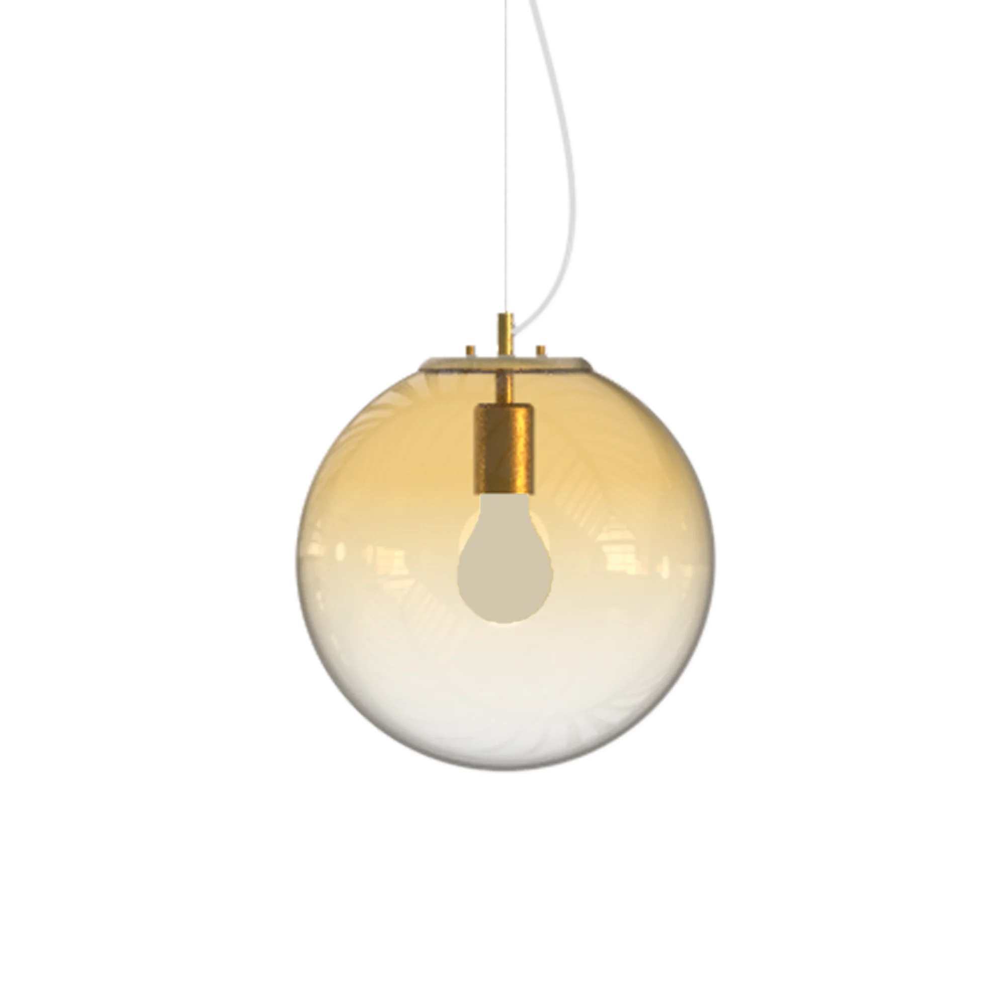 Mapa Single Pendant - Amber/ Faded Opal - Image 3