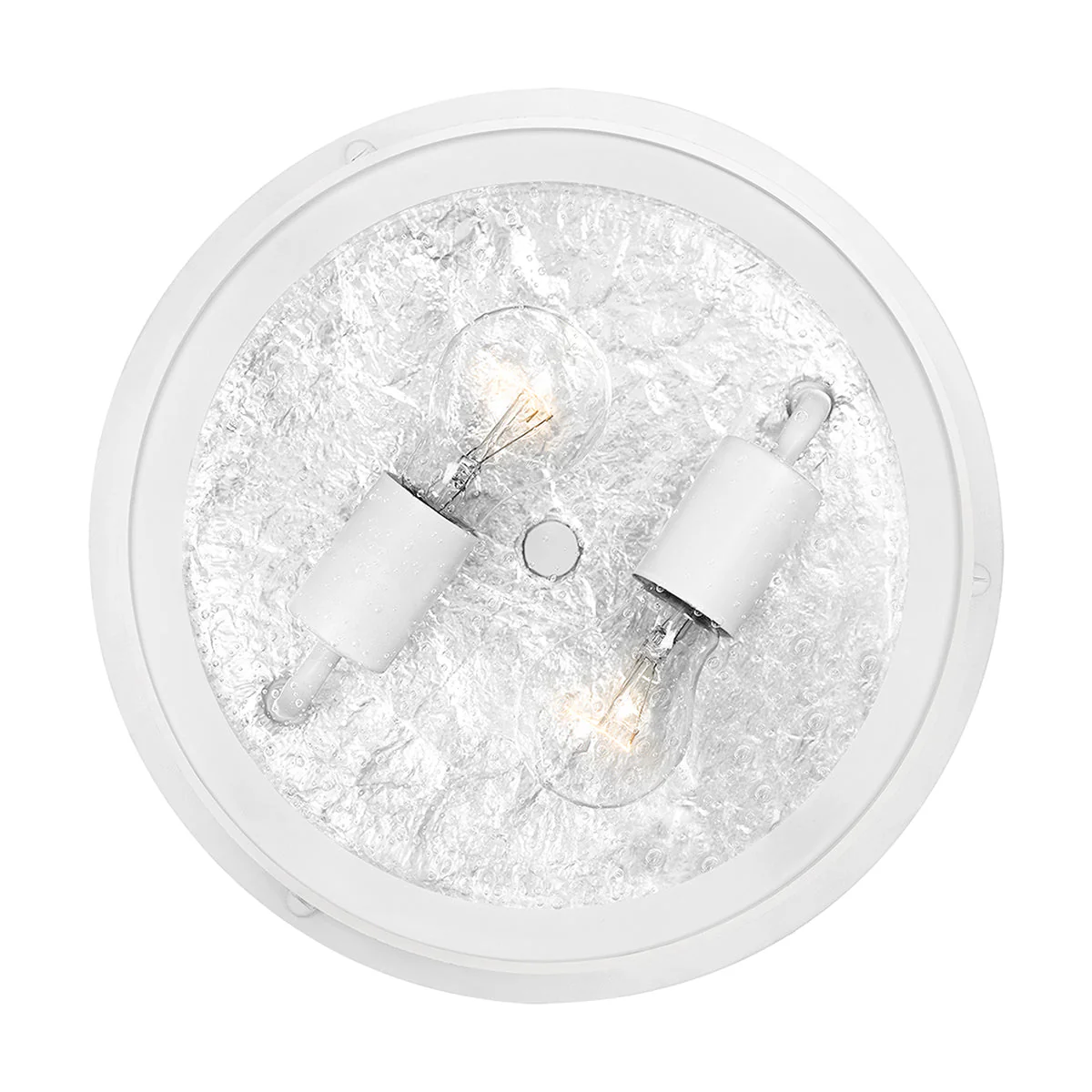 Marblehead 2Lt Flush Mount – Bronze/White Finish - Image 10