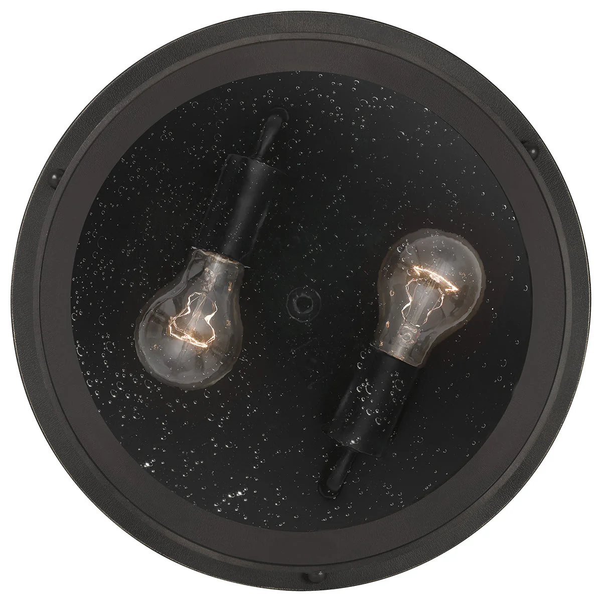 Marblehead 2Lt Flush Mount – Bronze/White Finish - Image 4