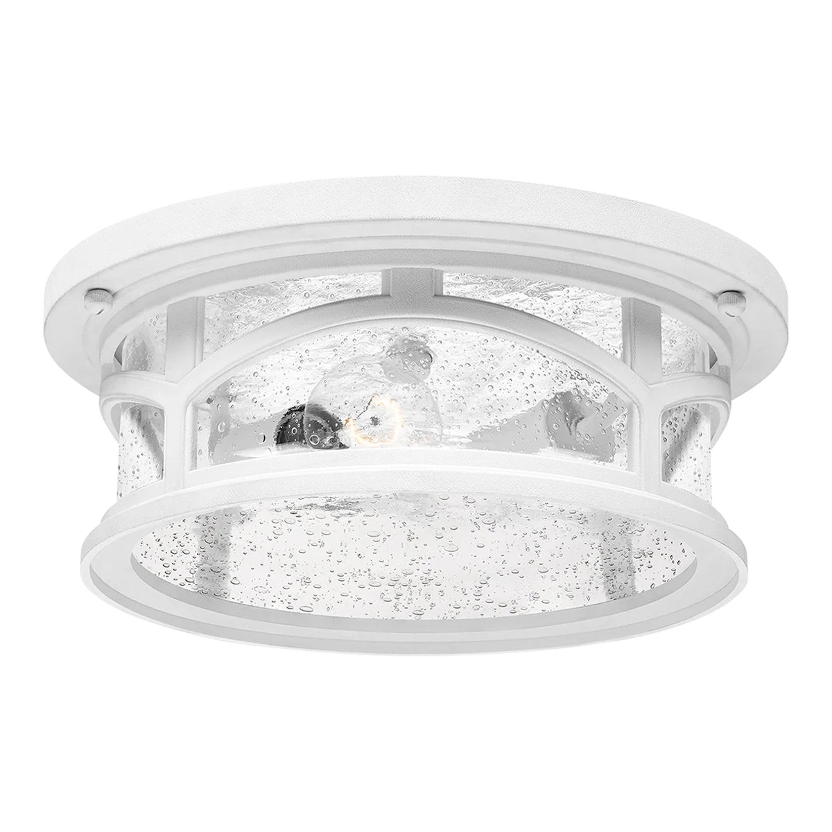 Marblehead 2Lt Flush Mount – Bronze/White Finish - Image 9
