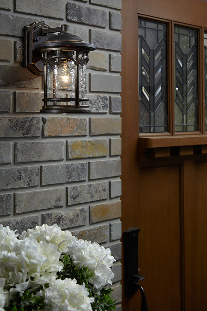 Marblehead Small/Medium Wall Lantern – Bronze/White Finish - Image 10