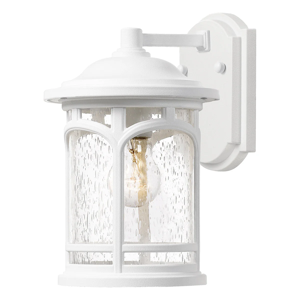 Marblehead Small/Medium Wall Lantern – Bronze/White Finish - Image 11