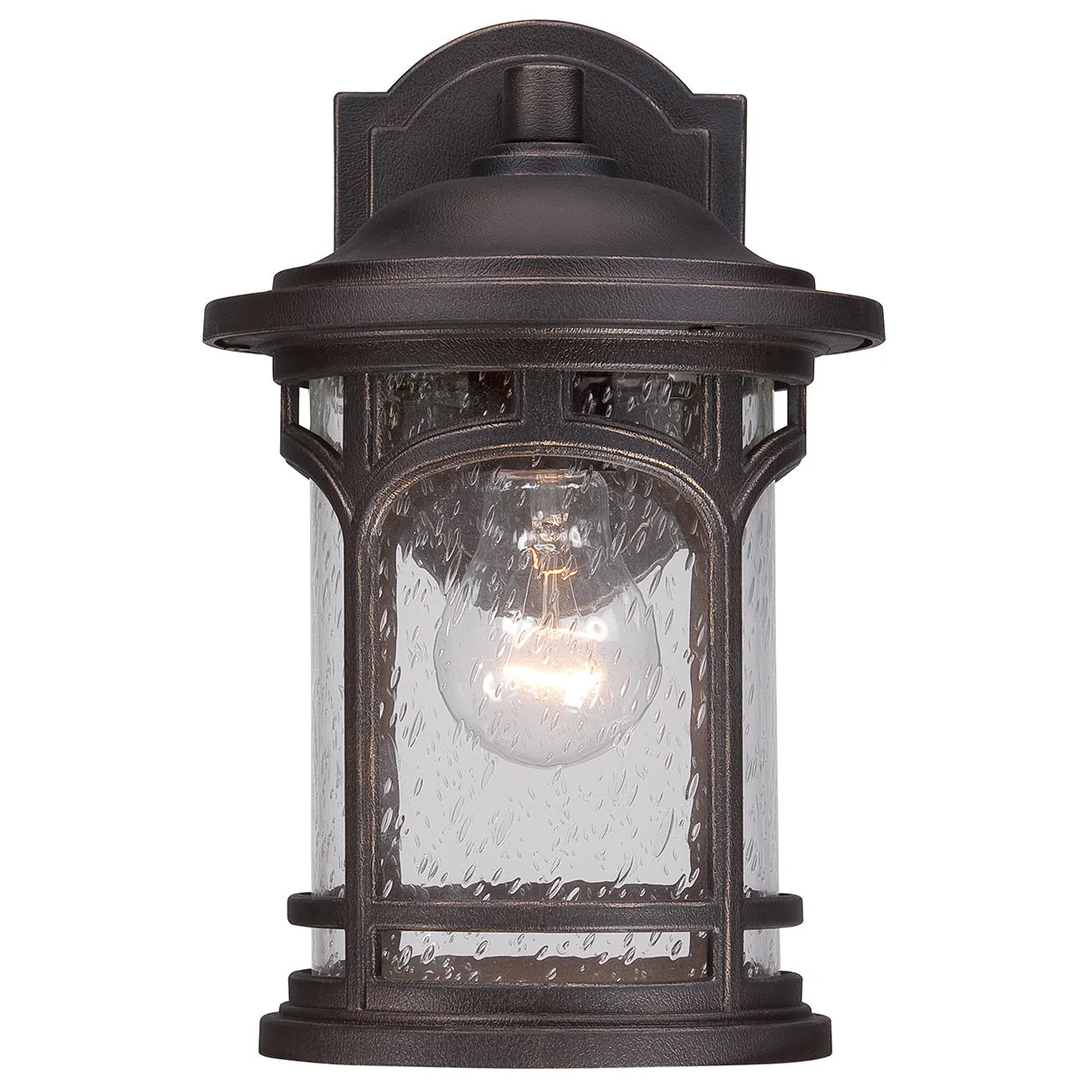 Marblehead Small/Medium Wall Lantern – Bronze/White Finish - Image 3