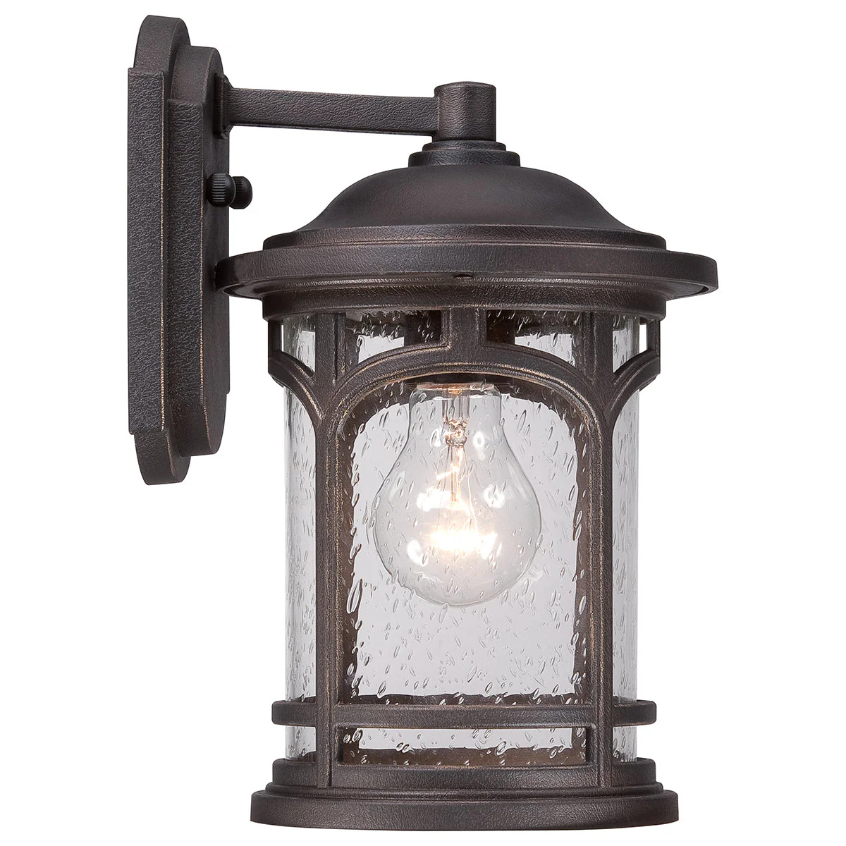 Marblehead Small/Medium Wall Lantern – Bronze/White Finish - Image 4
