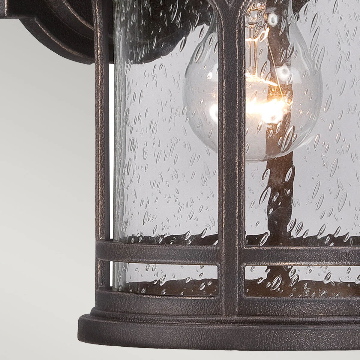 Marblehead Small/Medium Wall Lantern – Bronze/White Finish - Image 6