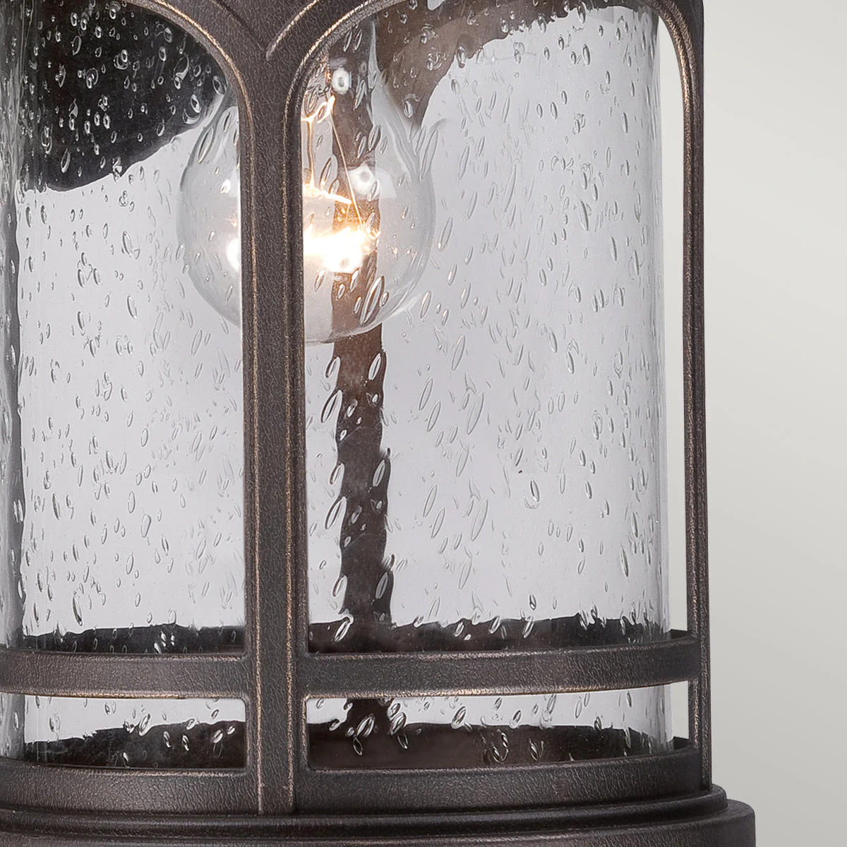 Marblehead Small/Medium Wall Lantern – Bronze/White Finish - Image 9