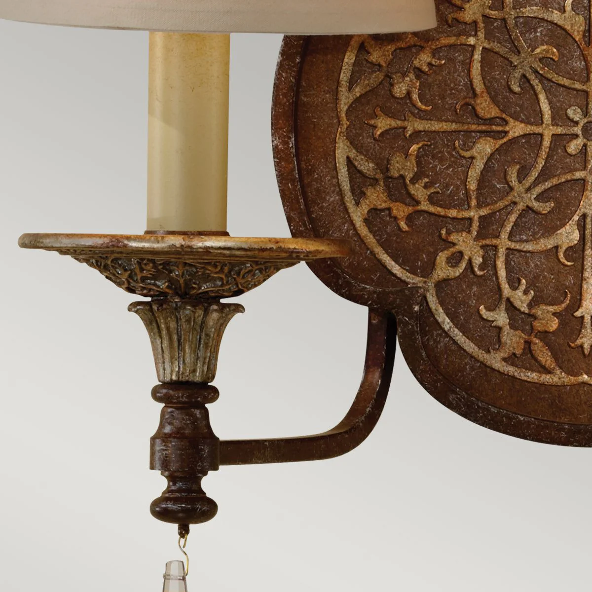 Marcella 2L Wall Light - British Bronze/Oxidized Bronze Finish - Image 3