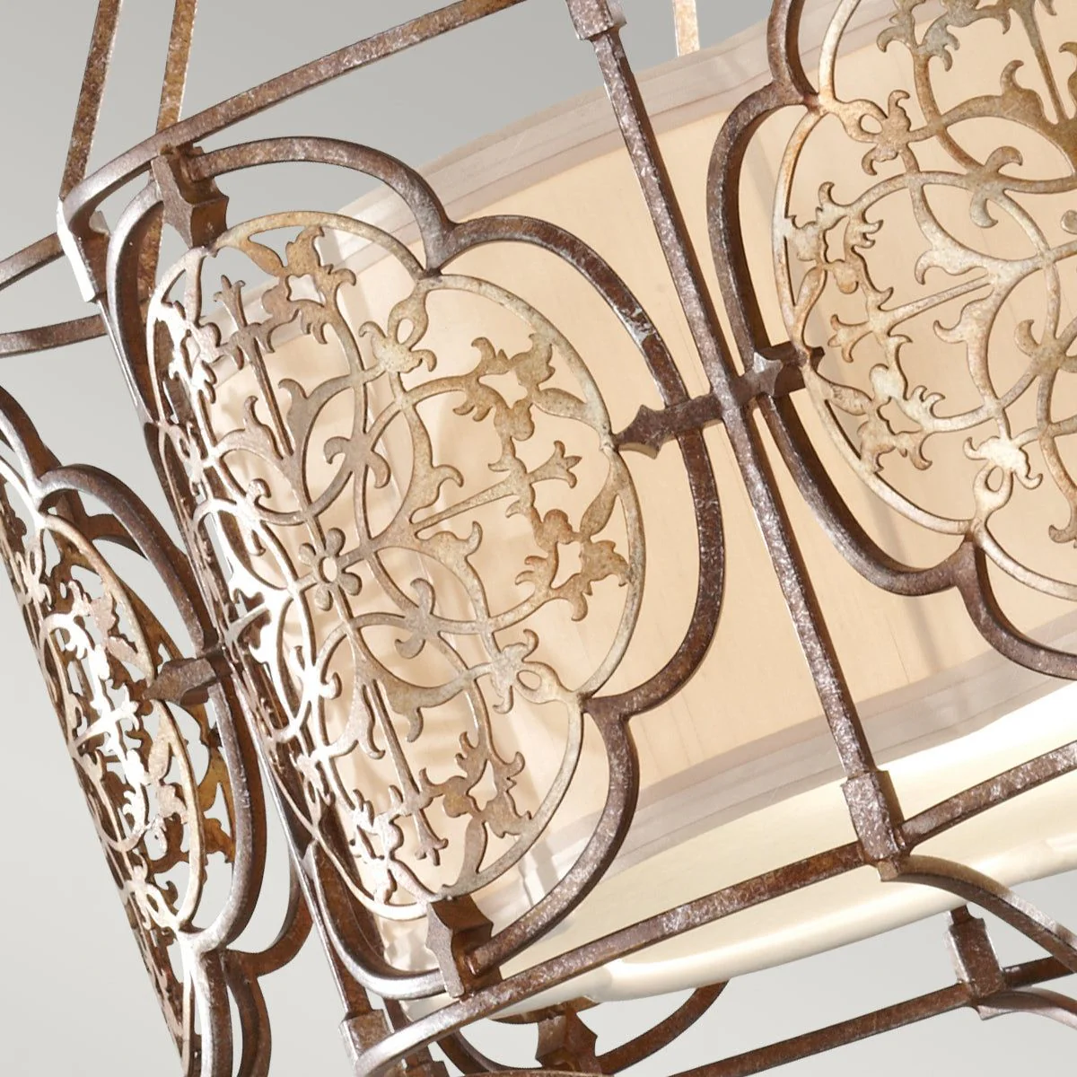 Marcella 4L Centre Ceiling Light - British Bronze/Oxidized Bronze Finish - Image 2