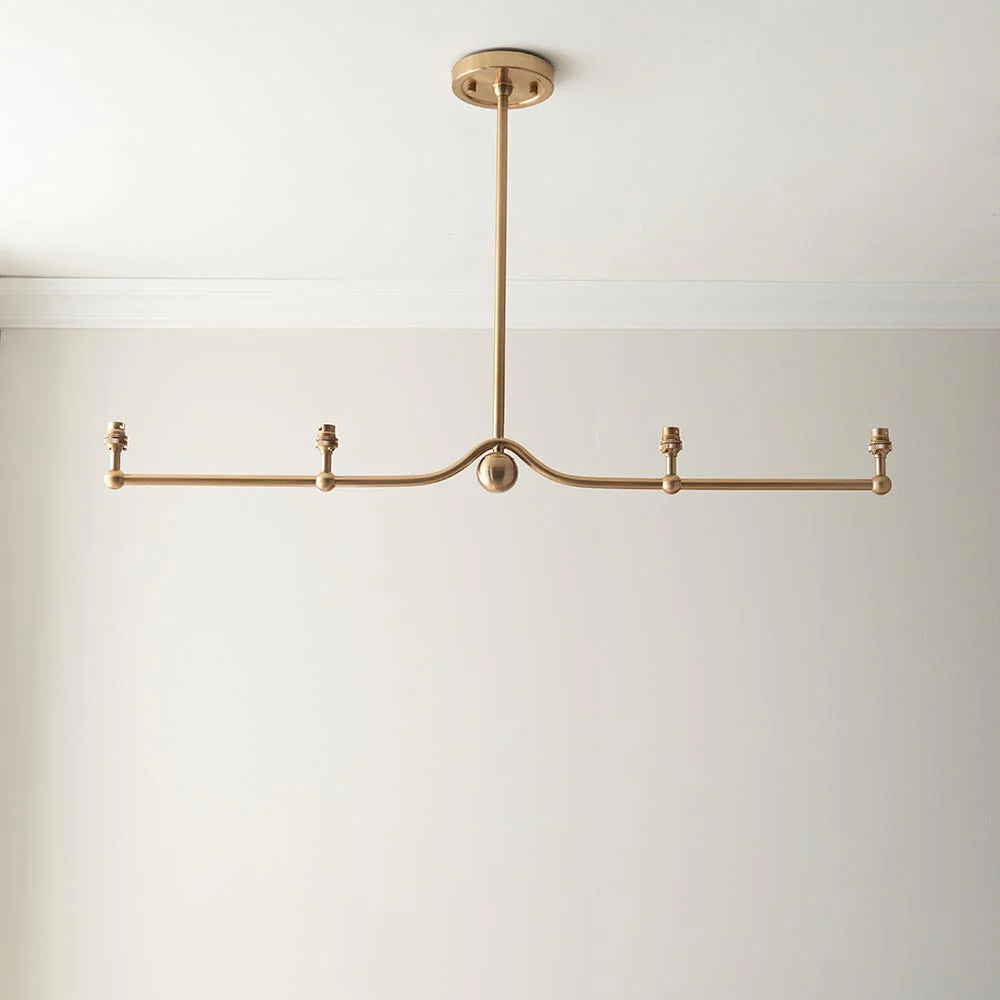 Marciano 4Lt Linear Pendant - Brass - Image 2
