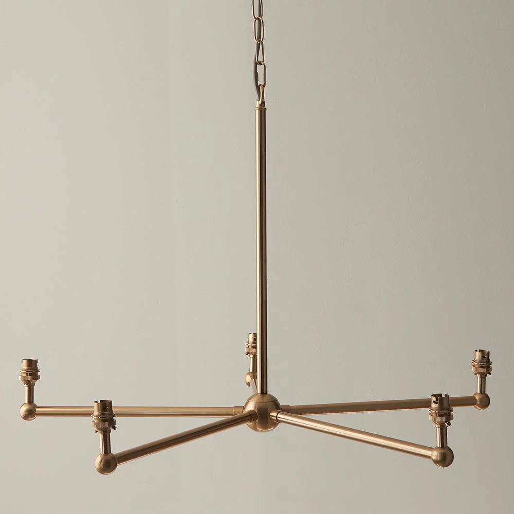 Marciano 5Lt Multi-Arm Pendant - Brass - Image 3