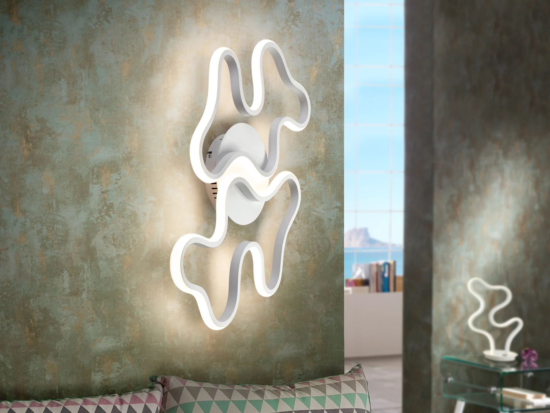 Marea Ceiling Light - White Finish - Image 6