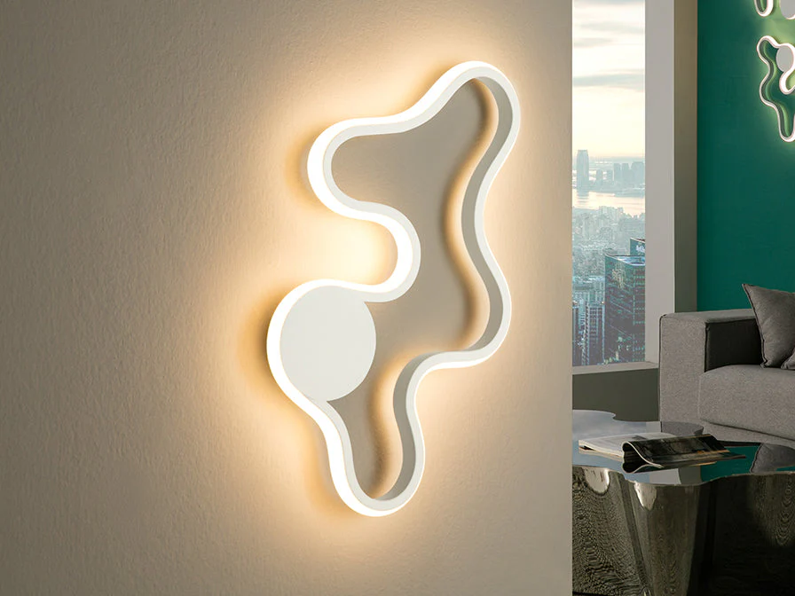 Marea LED Wall Light - White - Image 5