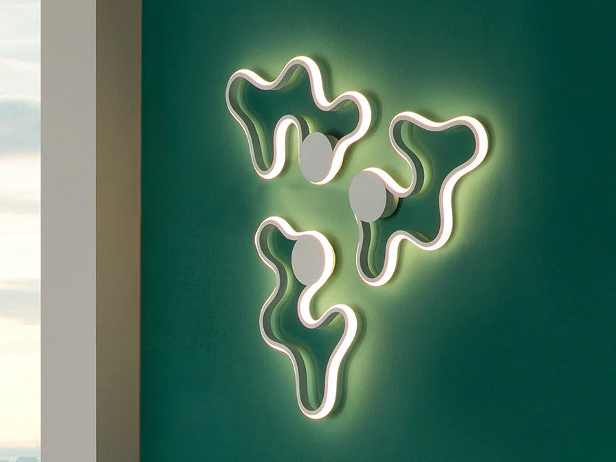Marea LED Wall Light - White - Image 6