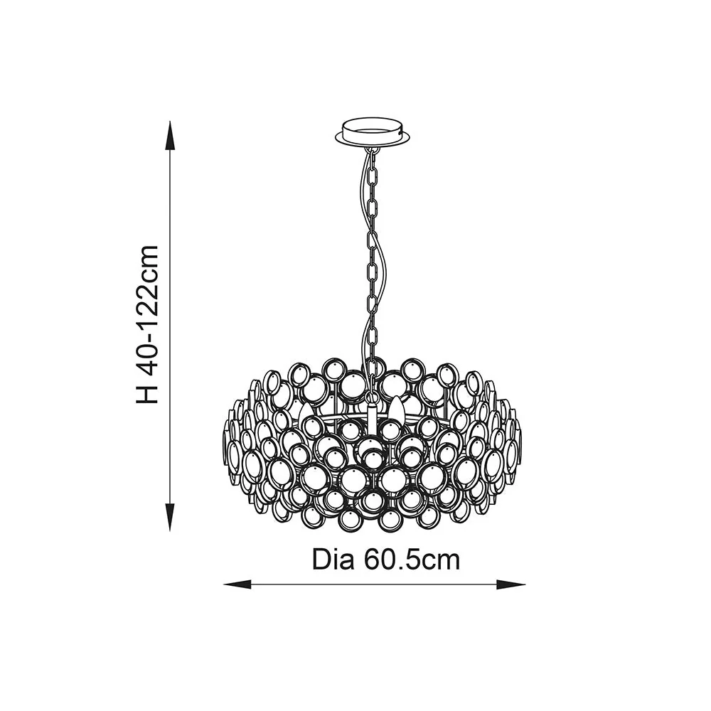 Marella 6lt Crystal Pendant - Image 2