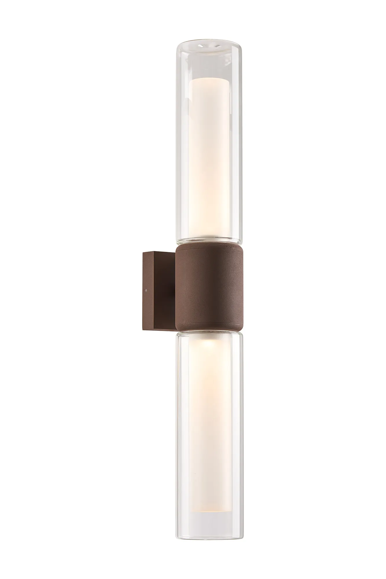 Marland IP65 2Lt Wall Lamp - Anthractite/Black/Cacao - Image 6