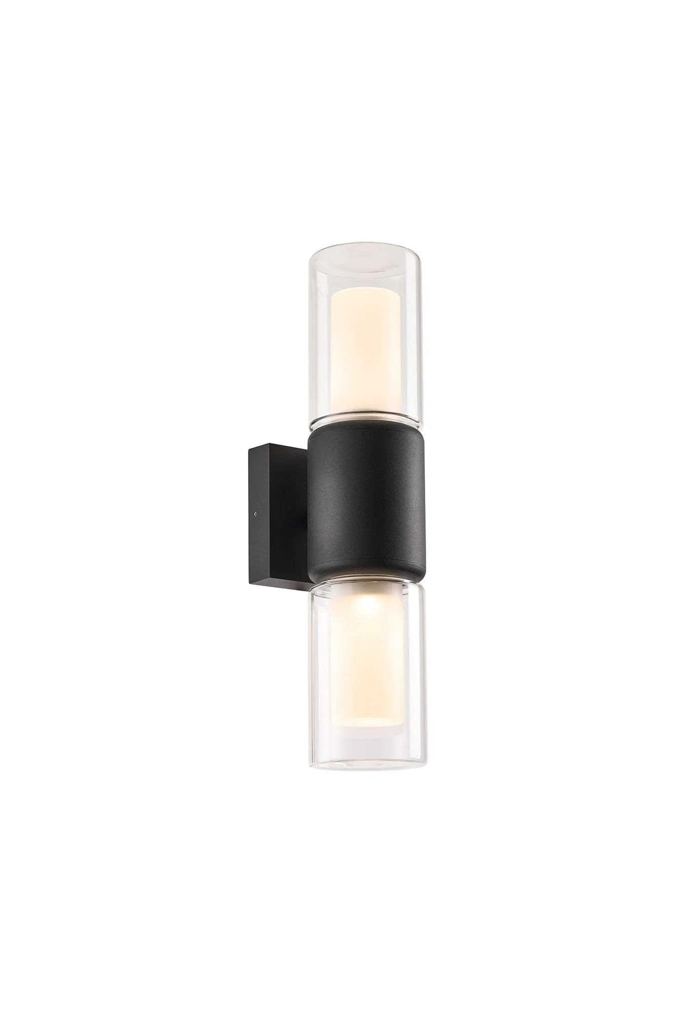 Marland IP65 2Lt Wall Lamp - Anthractite/Black/Cacao - Image 7