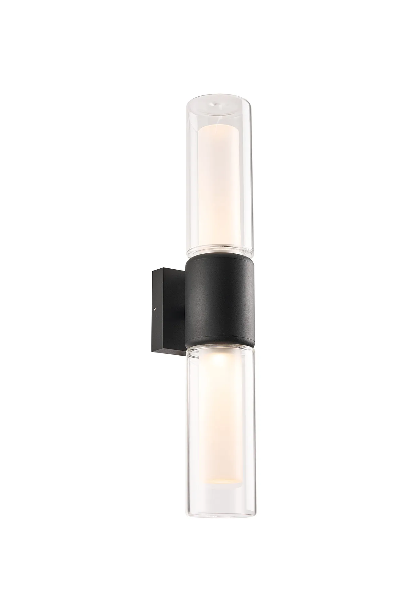 Marland IP65 2Lt Wall Lamp - Anthractite/Black/Cacao - Image 8