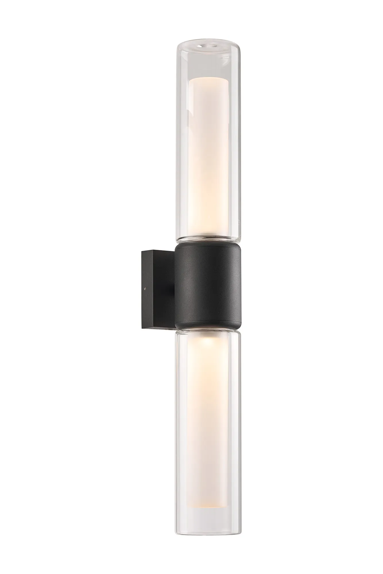 Marland IP65 2Lt Wall Lamp - Anthractite/Black/Cacao - Image 9