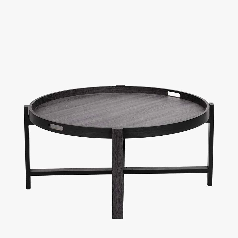 Marmara Dark Grey Oak Veneer Coffee Table - Image 3