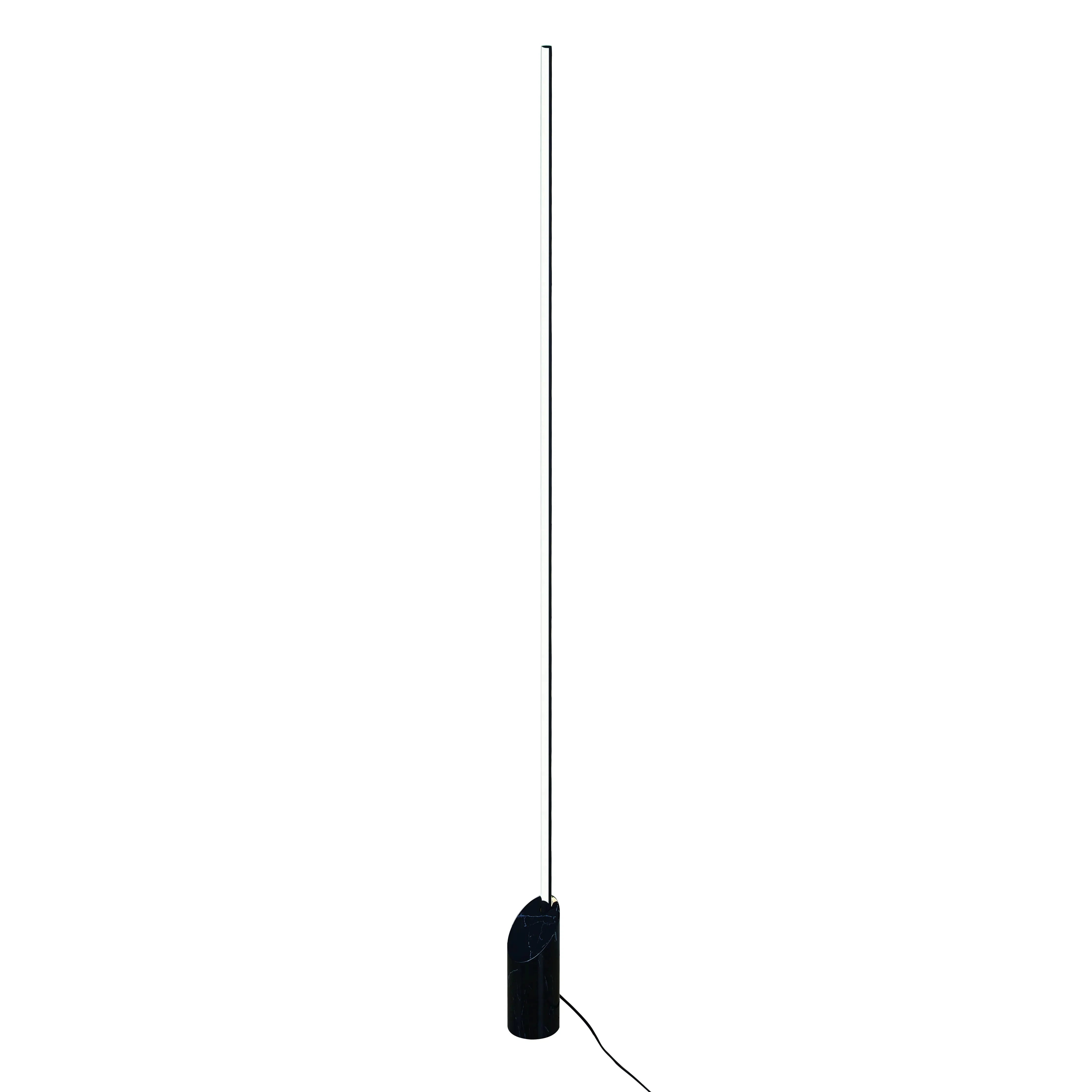 Marmol Floor Lamp- Black & White Marble/White & Black - Image 2