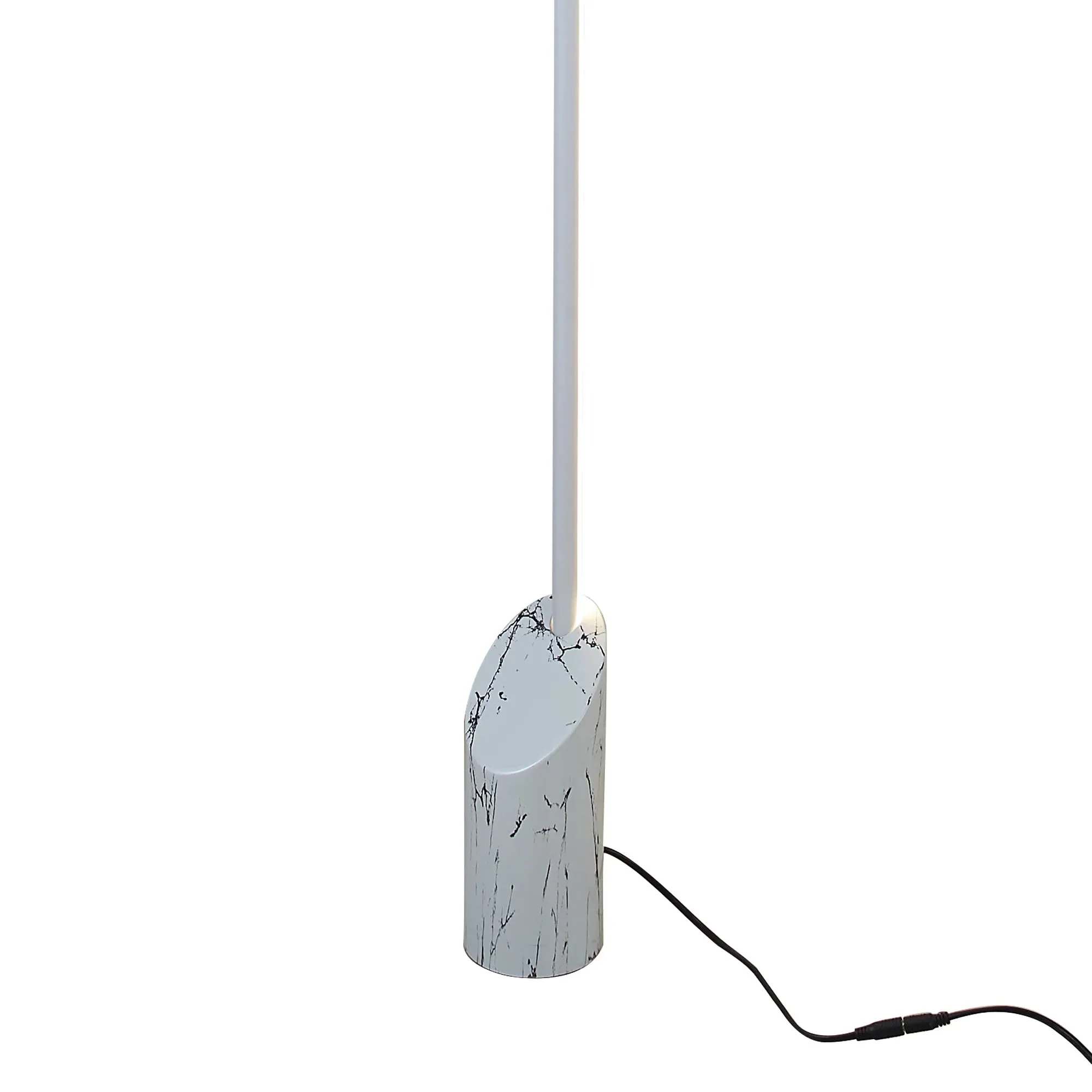 Marmol Floor Lamp- Black & White Marble/White & Black - Image 3