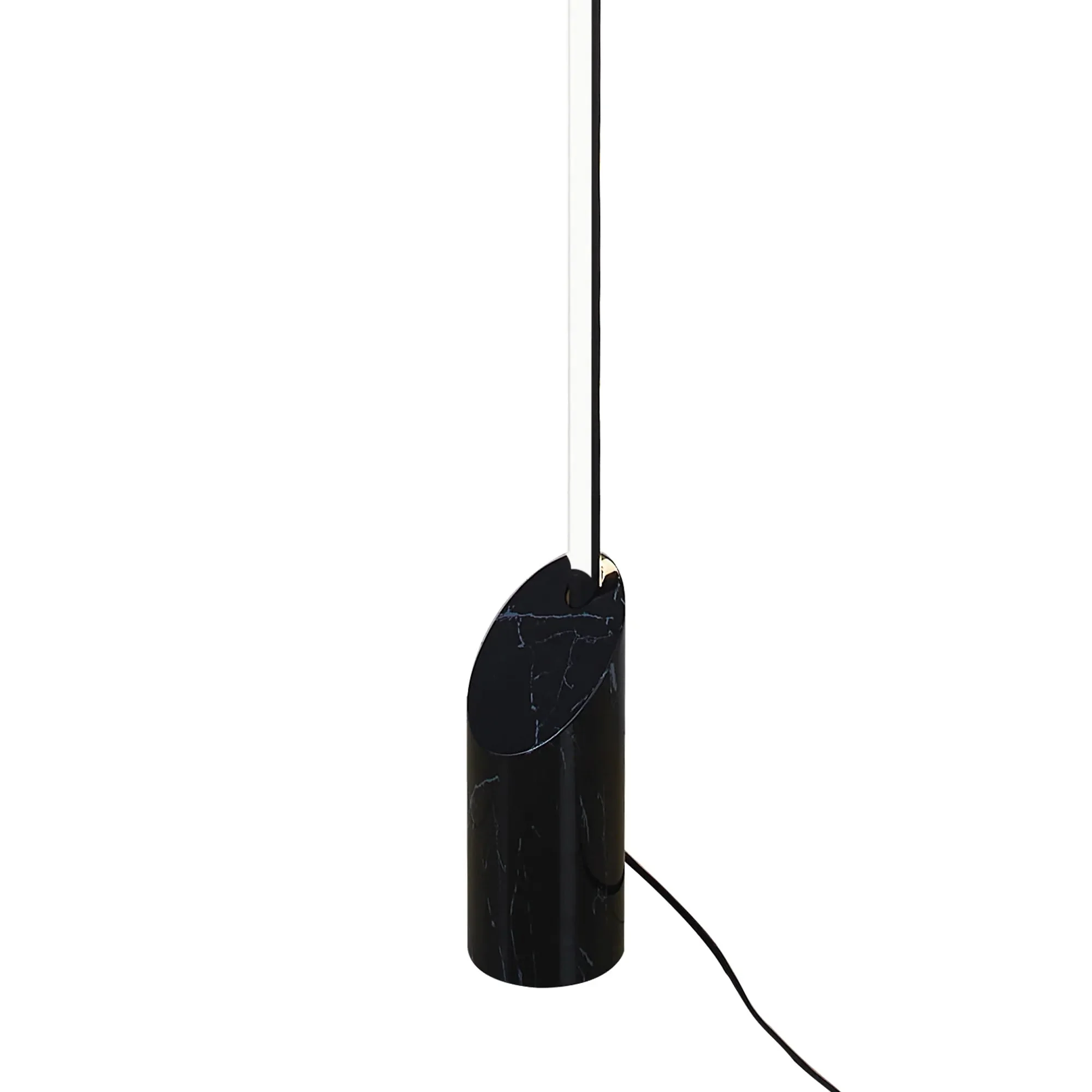 Marmol Floor Lamp- Black & White Marble/White & Black - Image 4