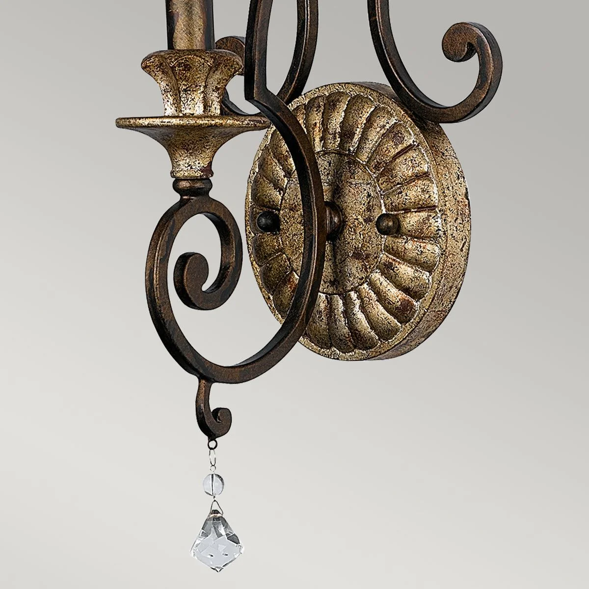 Marquette 1Lt Wall Light - Heirloom Finish - Image 4