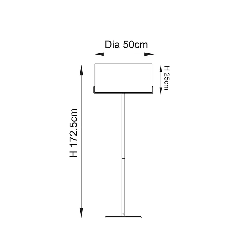 Marriott Floor Lamp Antique Brass/Brushed Bronze E27 - Image 19