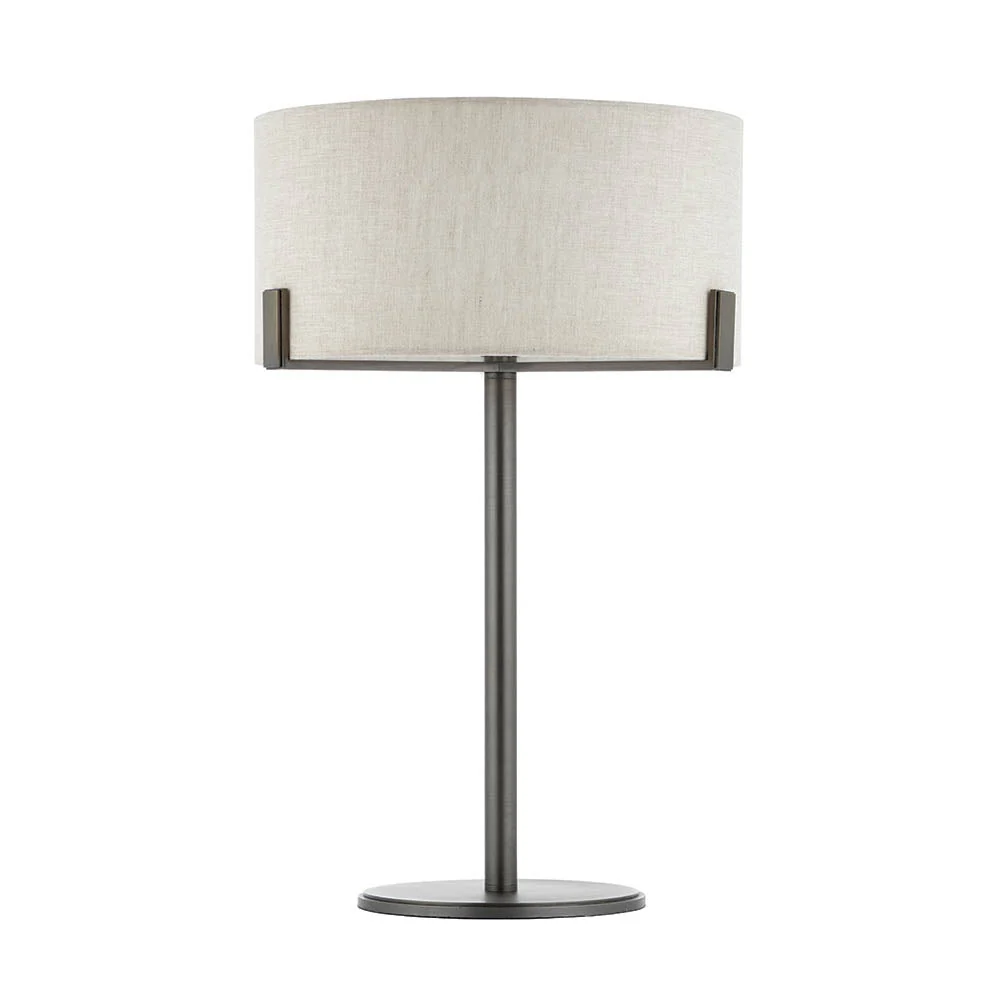 Marriott Table Lamp Antique Brass/Brushed Bronze E27 - Image 17