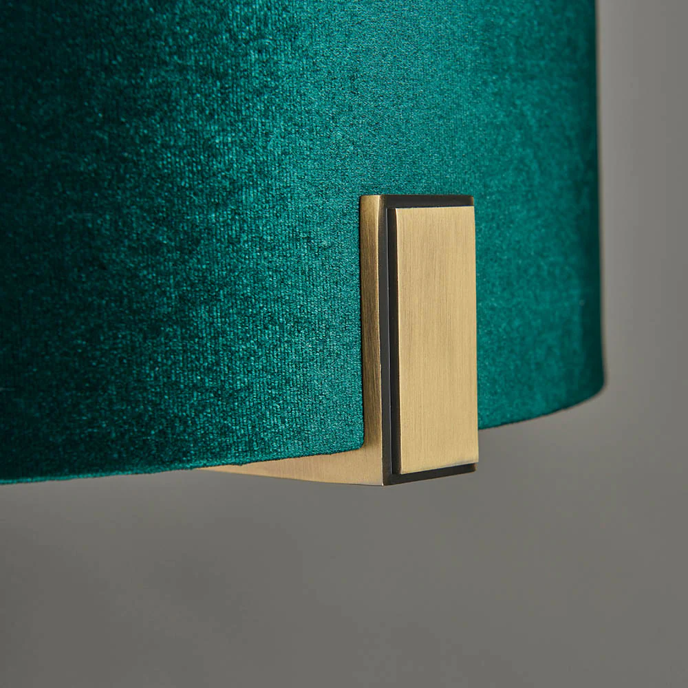 Marriott Table Lamp Antique Brass/Brushed Bronze E27 - Image 6