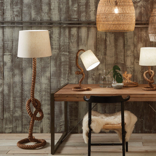Martindale Rope Knot and Jute Floor Lamp - Image 2