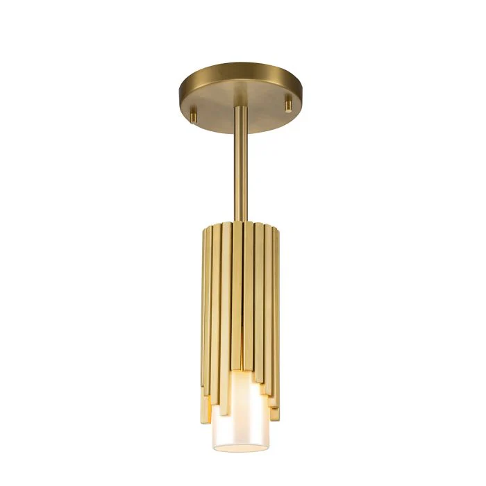 Marvele 1 lt Mini Pendant - Aged Brass - Image 2