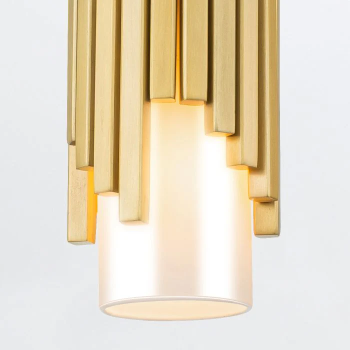 Marvele 1 lt Mini Pendant - Aged Brass - Image 5