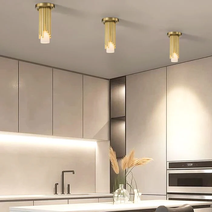 Marvele 1 lt Mini Pendant - Aged Brass - Image 6