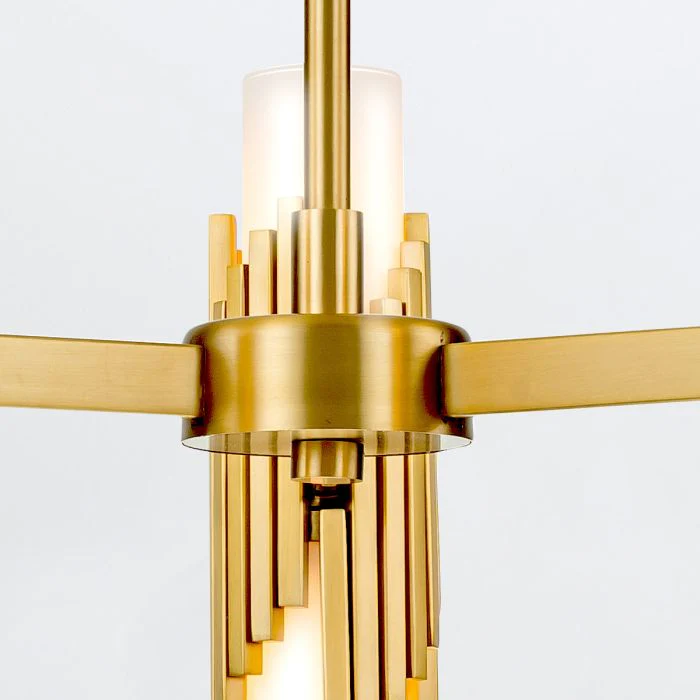 Marvele 6/8/10 Lt Chandelier - Aged Brass - Image 10