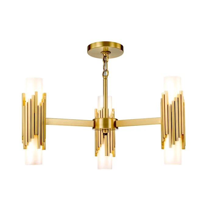Marvele 6/8/10 Lt Chandelier - Aged Brass - Image 11