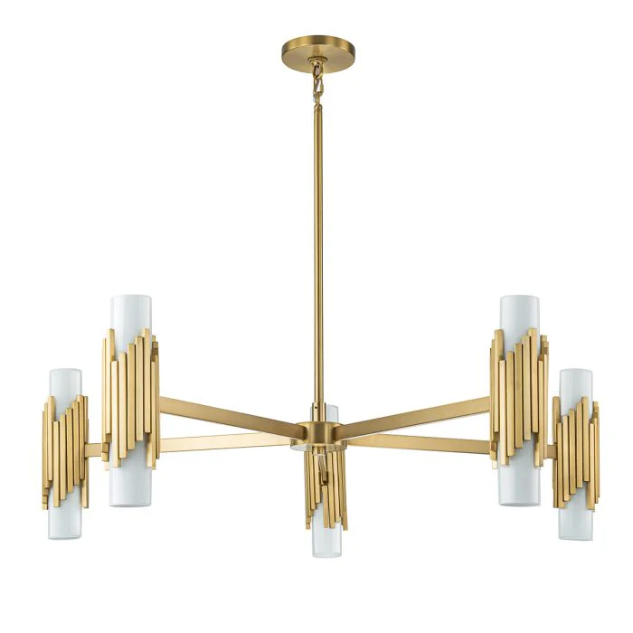 Marvele 6/8/10 Lt Chandelier - Aged Brass - Image 21