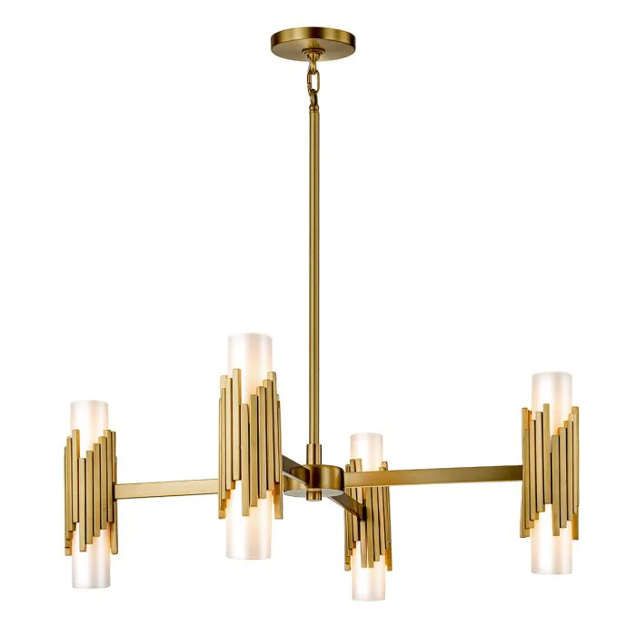 Marvele 6/8/10 Lt Chandelier - Aged Brass - Image 3