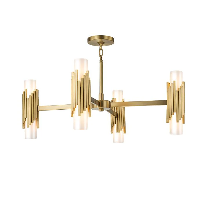 Marvele 6/8/10 Lt Chandelier - Aged Brass - Image 4