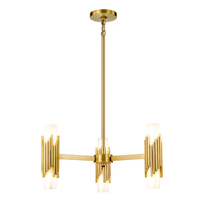 Marvele 6/8/10 Lt Chandelier - Aged Brass - Image 9