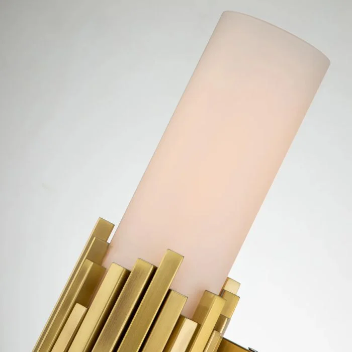 Marvelle 2 lt Wall Light - Aged Brass - Image 6