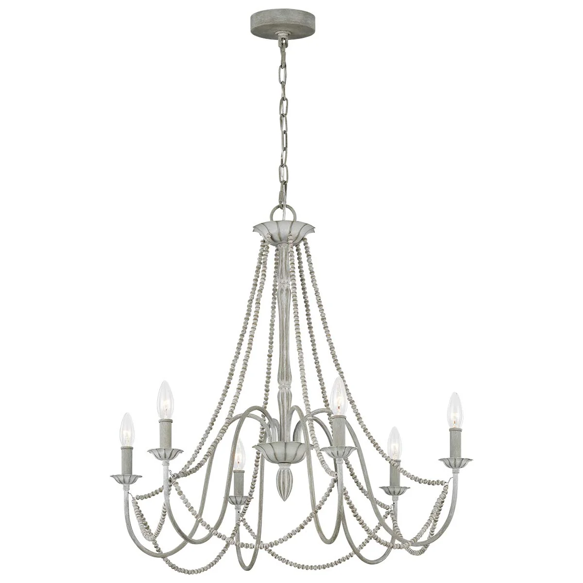 Maryville 3/6Lt Multi-Arm Pendant - Washed Grey - Image 2
