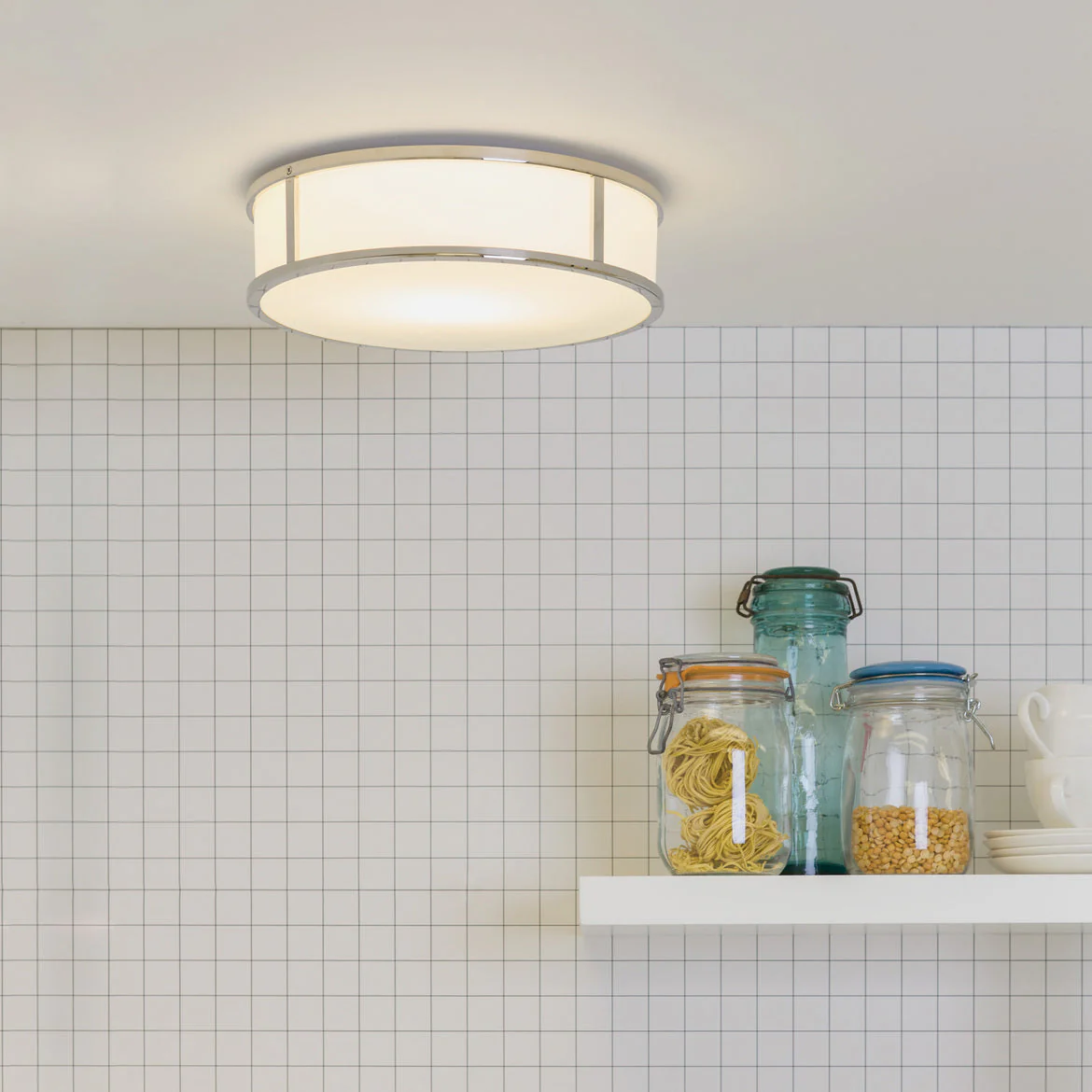 Mashiko IP44 Bathroom Light - Polished Chrome/Bronze Square/Round - Image 38