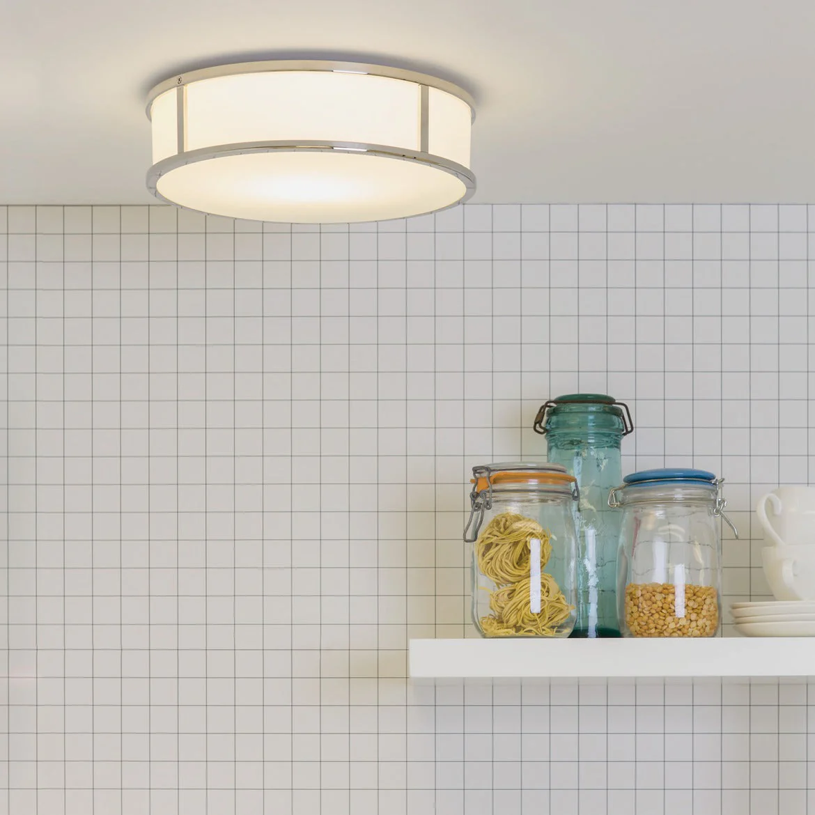 Mashiko IP44 Bathroom Light - Polished Chrome/Bronze Square/Round - Image 45