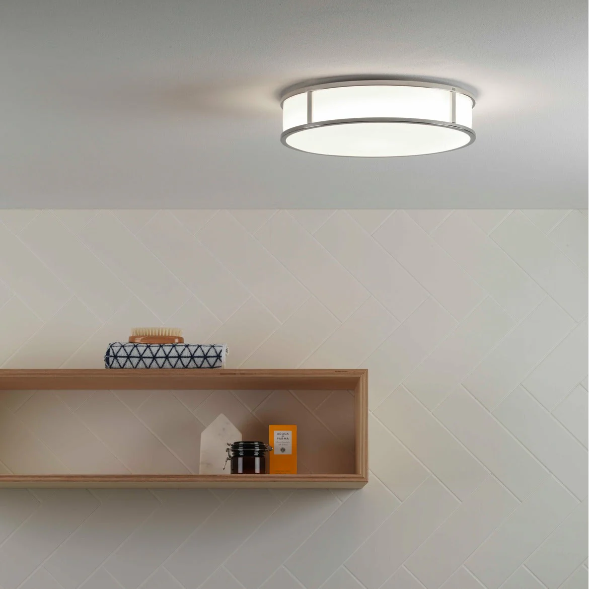 Mashiko IP44 Bathroom Light - Polished Chrome/Bronze Square/Round - Image 50