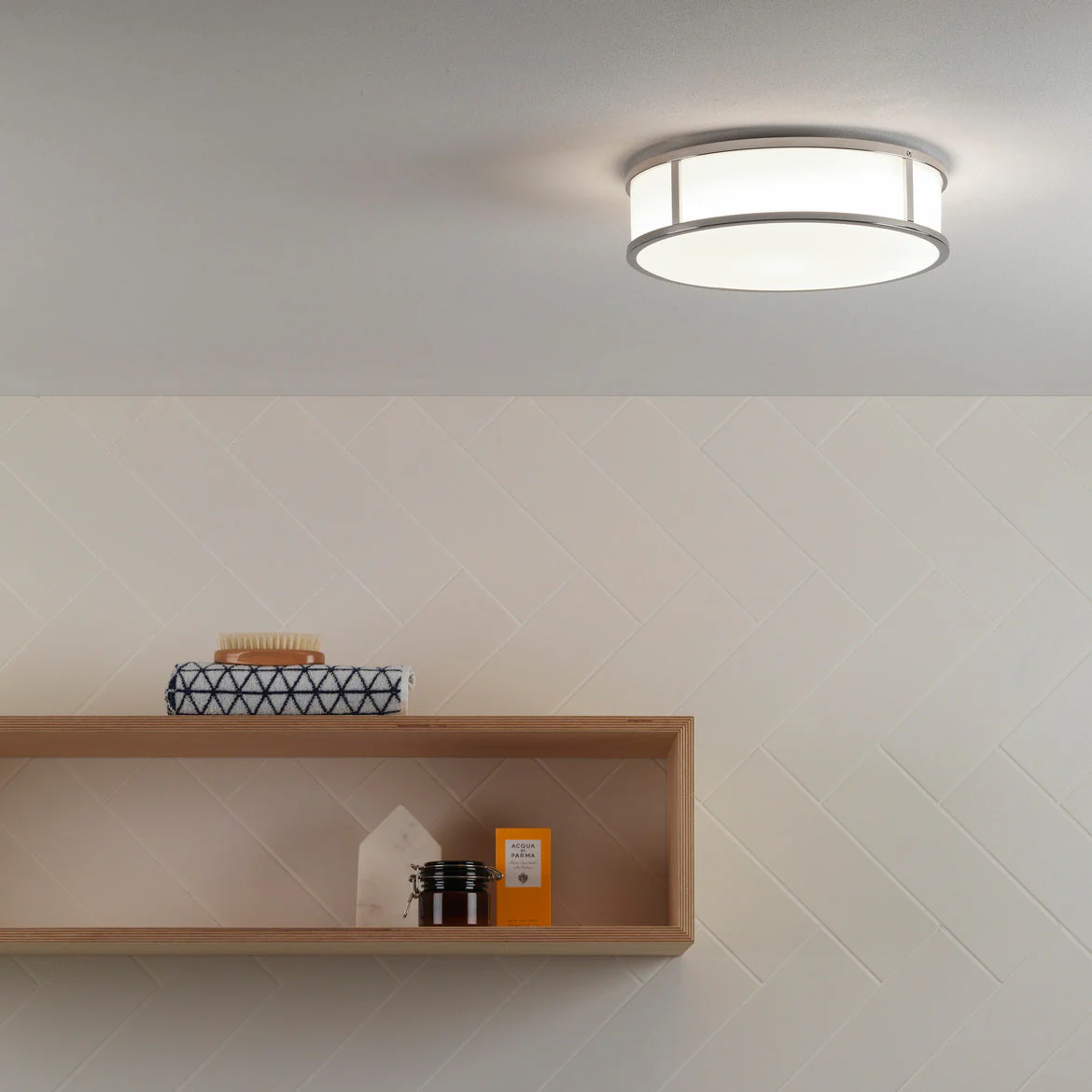 Mashiko IP44 Bathroom Light - Polished Chrome/Bronze Square/Round - Image 53