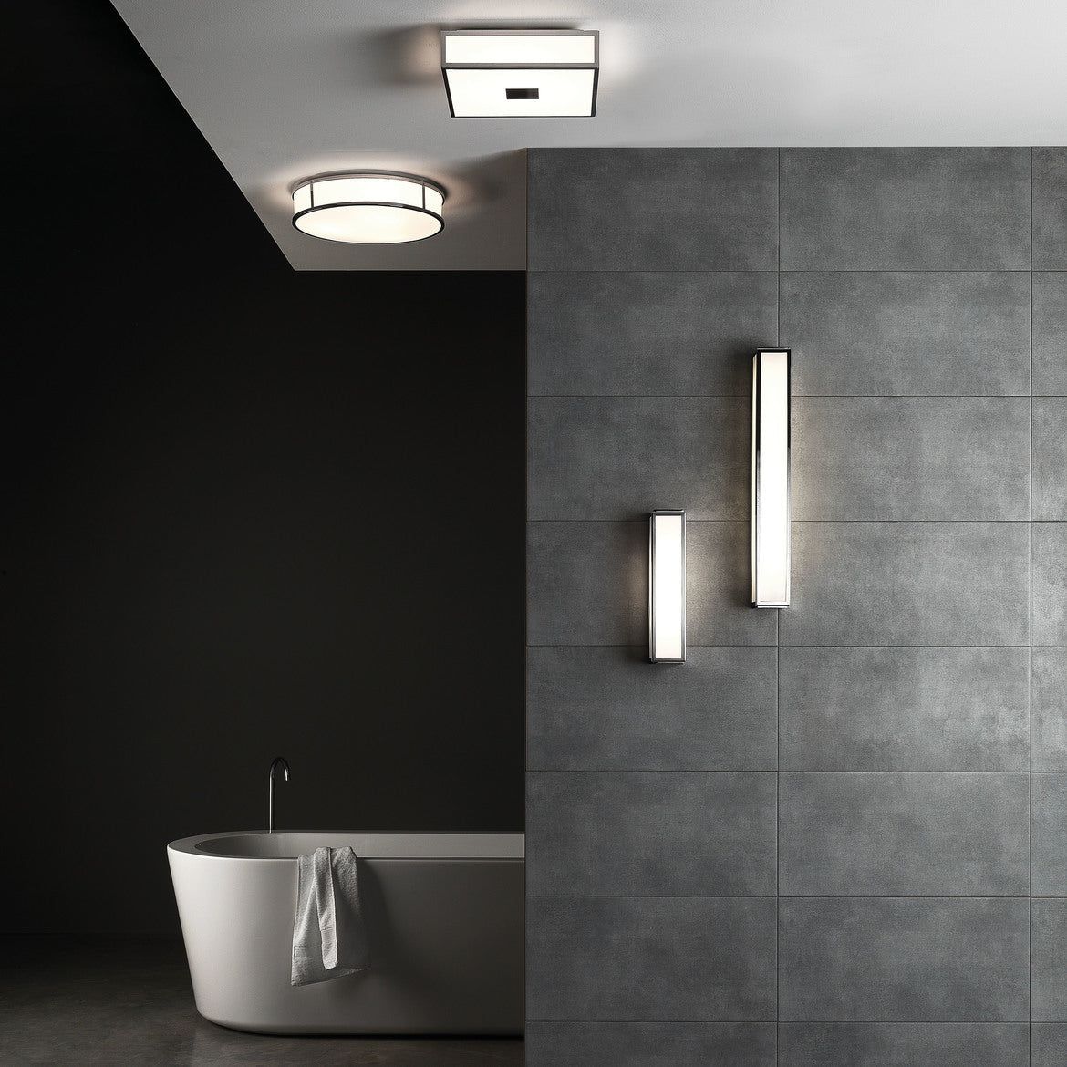 Mashiko 360 Classic Bathroom Wall Light Range IP44 - Bronze/Matt Gold/Polished Chrome Finish - Image 6