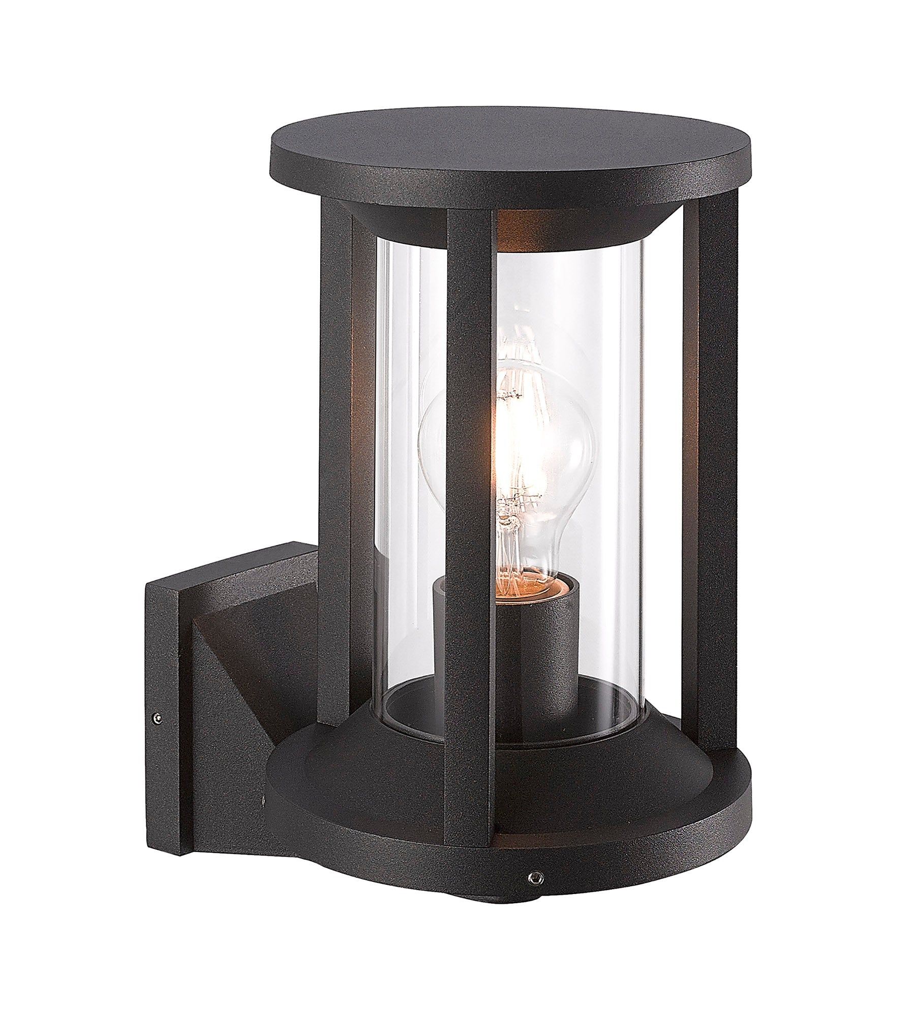 Masoni Wall Lamp Lantern, 1 x E27, IP65, Anthracite, 2yrs Warranty- Promotional Offer