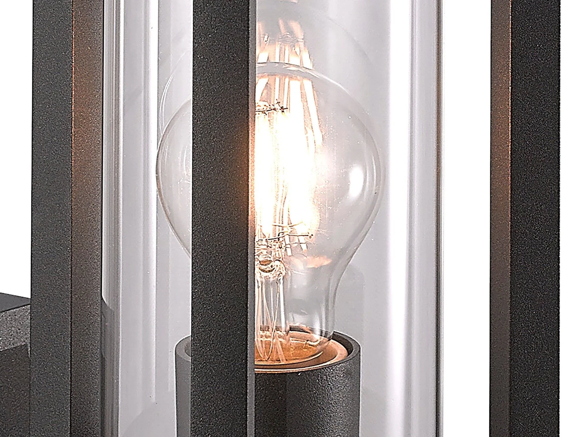 Masoni Wall Lamp Lantern, 1 x E27, IP65, Anthracite, 2yrs Warranty- Promotional Offer - Image 2