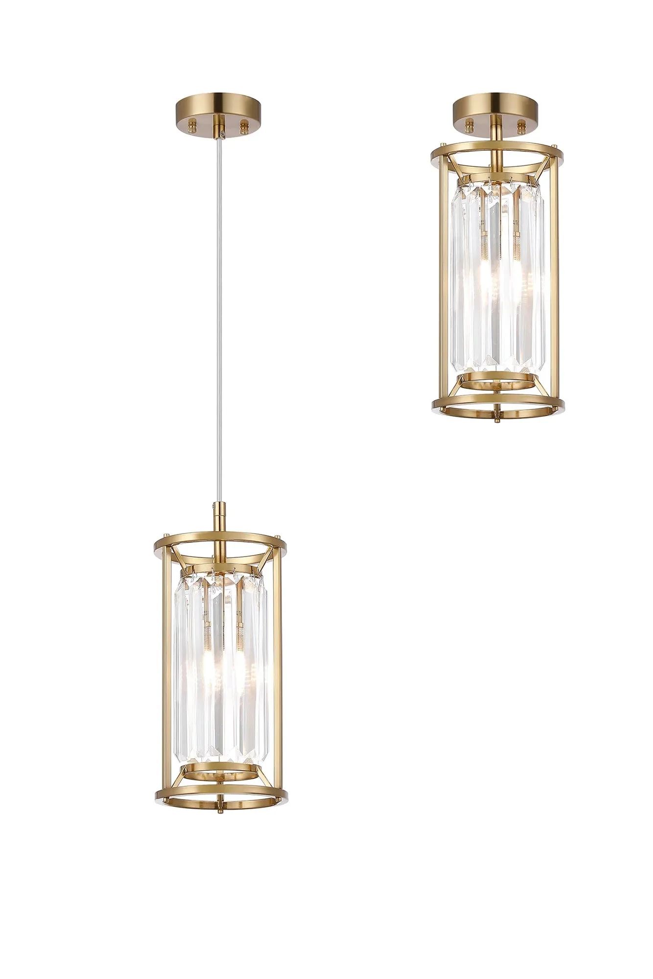Massa Bathroom Ceiling Light- Black, Polished Nickel, Gold Finishes - Image 4
